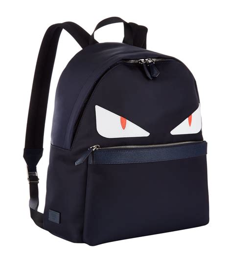 fendi men's monster backpack|Fendi backpack with eyes.